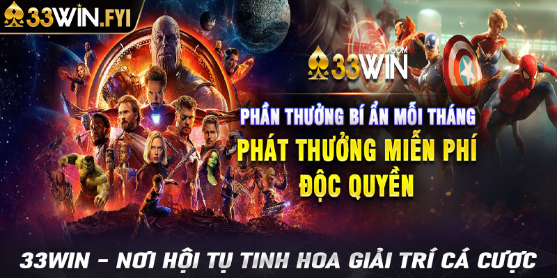 33win - Nơi hội tụ tinh hoa giải trí cá cược